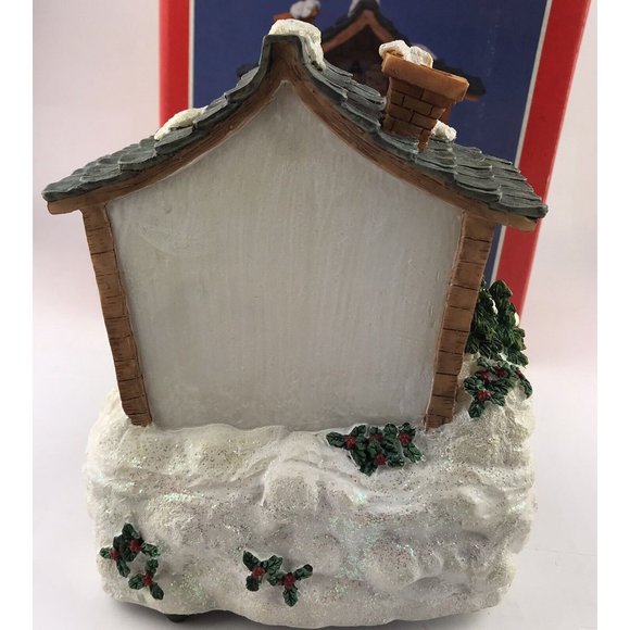 HERITAGE MINT HOLIDAY COLLECTION MUSICAL WATER FOUNTAIN SANTA WORKSHOP Vintage - Picture 9 of 12